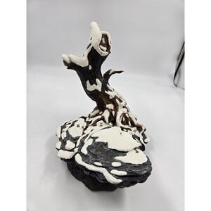 Tbleague Rustic Snow Tree Branch and Rock Diorama Display 1/6 Doll